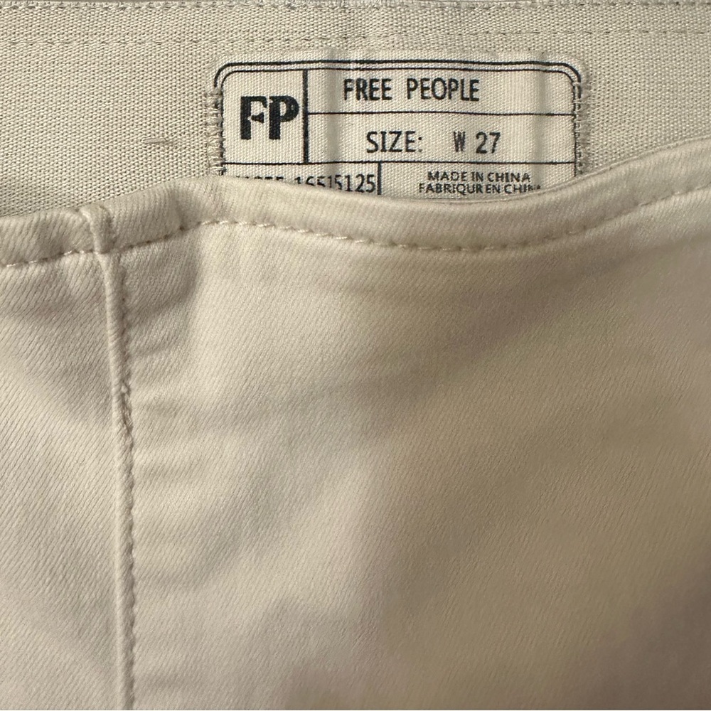 Free People Off-White Trousers